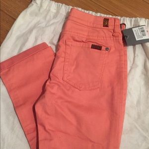 Little girls 7 for all mankind capris jeans
